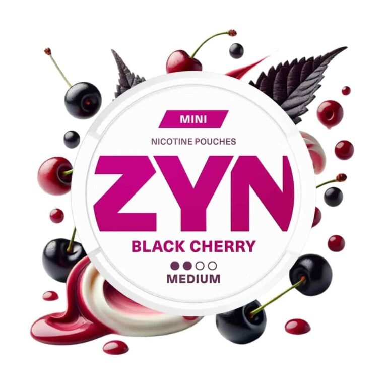 Zyn nicotine pouches black cherry