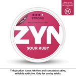 Zyn nicotine pouches sour ruby