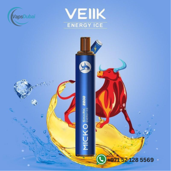 Buy VEIIK Micko Shark 2200 Puffs Disposable Vape AED 40 Delivery in Dubai UAE