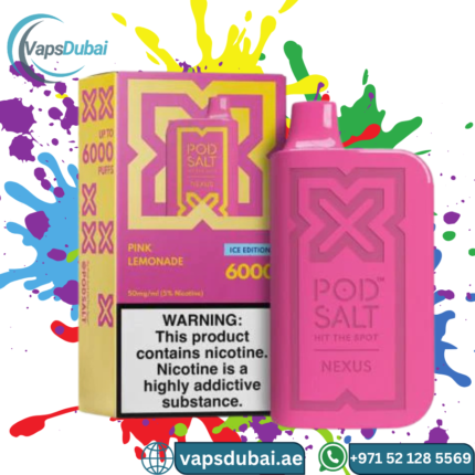 PodSalt Nexus 6000 Puffs Disposable Vape in Dubai UAE