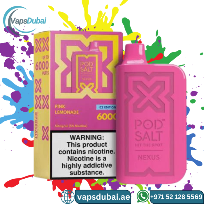 PodSalt Nexus 6000 Puffs Disposable Vape in Dubai UAE
