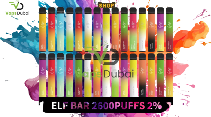 Buy ELF BAR 2600 Disposable Pod Device 1050mAh In Dubai