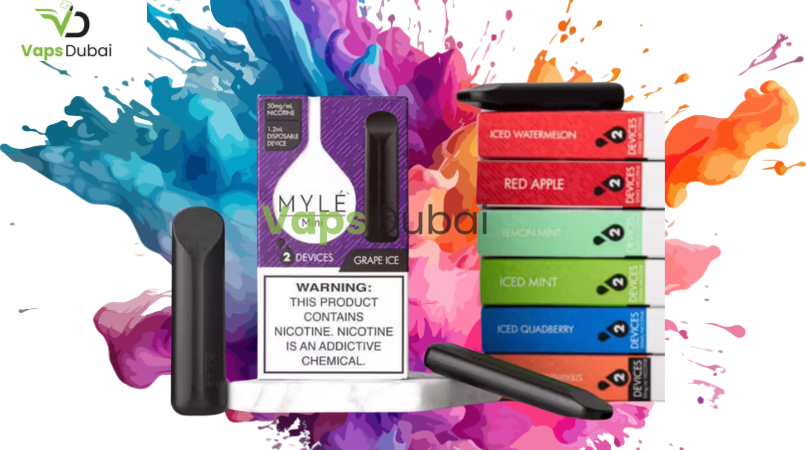 MYLE Mini Grape Ice Disposable flavors
