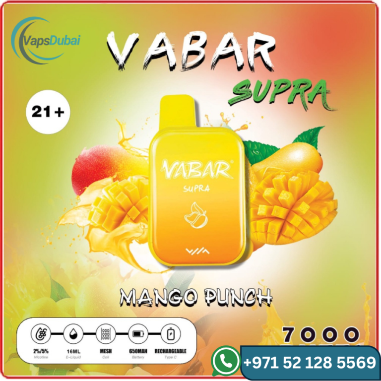 Vabar Supra 7000 Puffs Rechargeable Disposable Vape