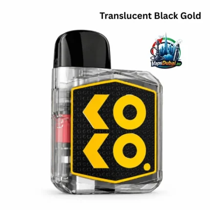 Uwell Caliburn KOKO Prime Vision Kit 690mAh in Translucent Black Gold
