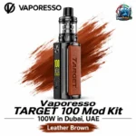 Vaporesso Target 100 Mod Kit 100W in Leather Brown colour