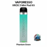 Vaporesso XROS 3 Mini Pod Kit 1000mAh in Phantom Green