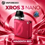 Vaporesso XROS 3 Nano Kit 1000mAh in Magenta Red