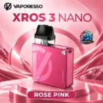 Vaporesso XROS 3 Nano Kit 1000mAh in Rose Pink