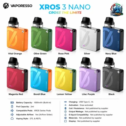Vaporesso XROS 3 Nano Kit 1000mAh