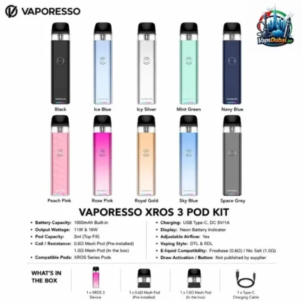 Vaporesso XROS 3 Pod Kit 1000mAh