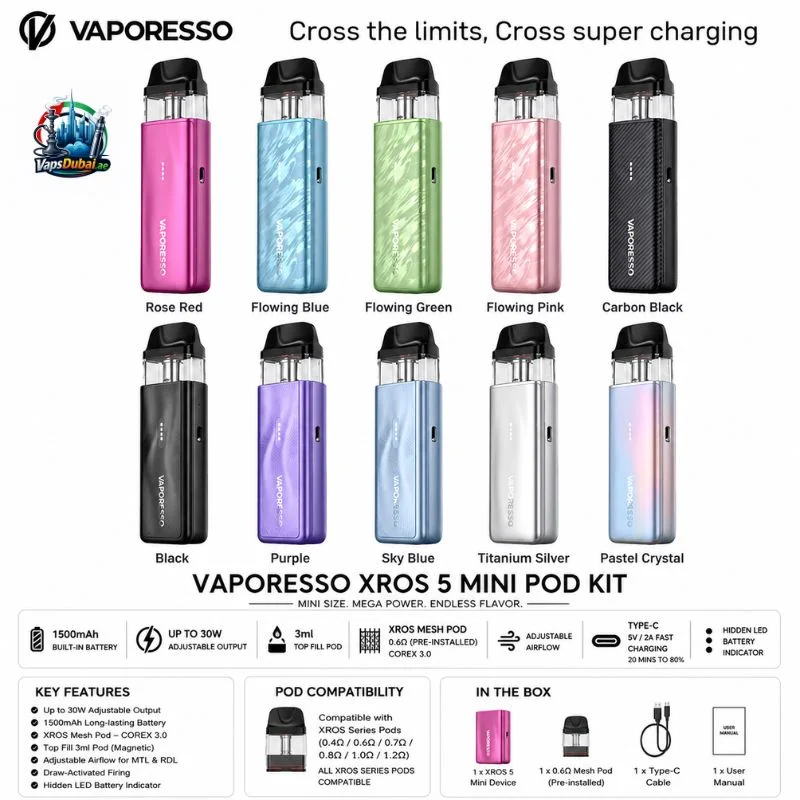Vaporesso XROS 5 Mini Pod Kit 1500mAh
