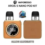 Vaporesso XROS 5 Nano Vape Kit 1600mAh in Orange Leatherette
