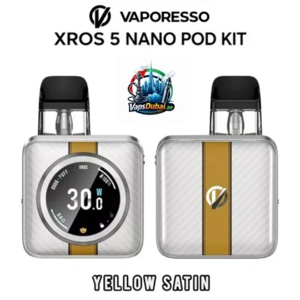 Vaporesso XROS 5 Nano Vape Kit 1600mAh in Yellow Satin
