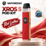Vaporesso XROS 5 Pod Kit 1500mAh in Red Leather