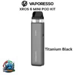 Vaporesso XROS 6 Mini Vape Kit 1600mAh in Titanium Black