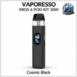Vaporesso XROS 6 Pod Kit 1800mAh in Cosmic Black