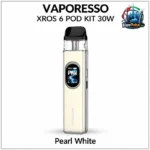 Vaporesso XROS 6 Pod Kit 1800mAh in Pearl White