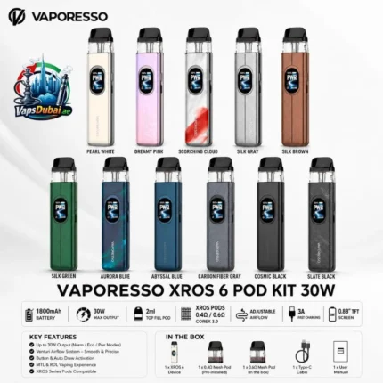 Vaporesso XROS 6 Pod Kit 1800mAh
