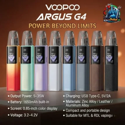 Voopoo Argus G4 Pod Kit 1650mAh product in Dubai UAE