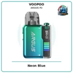 Voopoo Argus P2 Pod Kit 1100mAh in Neon Blue color