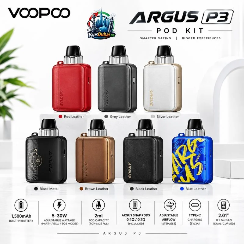 Voopoo Argus P3 Pod Kit 1500mAh in Dubai, UAE Voopoo Argus P3 Pod Kit 1500mAh