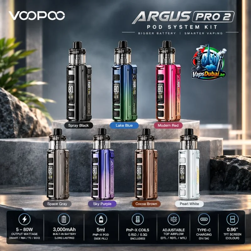 Voopoo Argus Pro 2 Vape Kit 3000mAh in Dubai, UAE Voopoo Argus Pro 2 Vape Kit 3000mAh