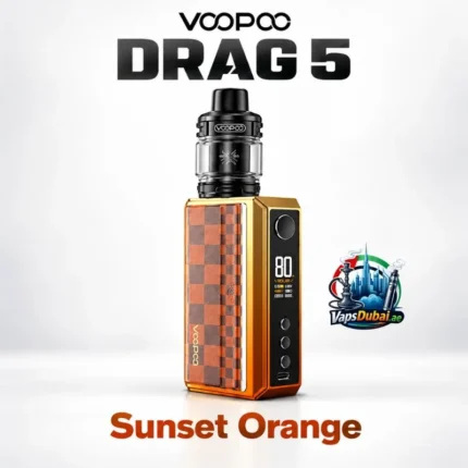 Voopoo Drag 5 Vape Kit 177W in Sunset Orange