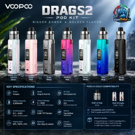 Voopoo Drag S2 Pod Kit 2500mAh pod system
