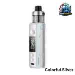 Voopoo Drag X2 Vape Kit 80W in Colorful Silver finish