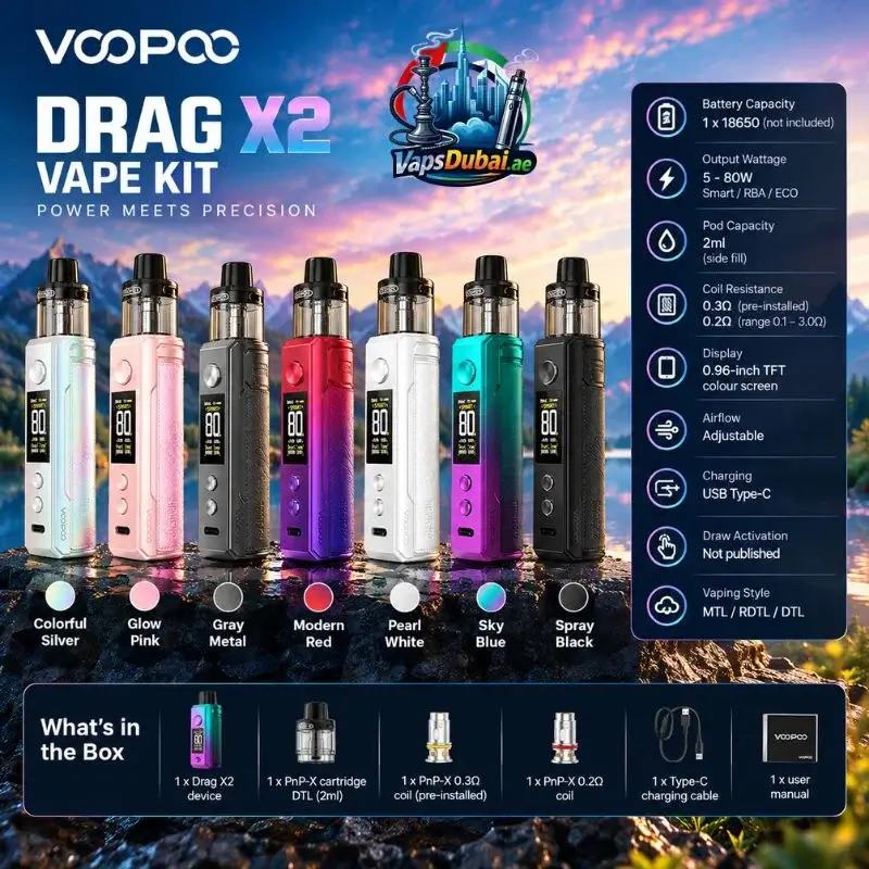 Voopoo Drag X2 Vape Kit 80W product image